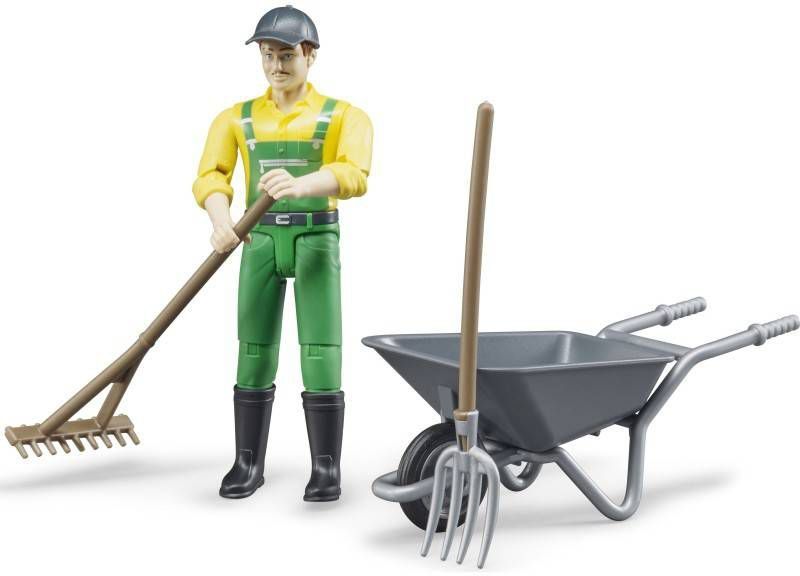 bruder Figurenset Landwirt mit Zubehör Speelfiguur