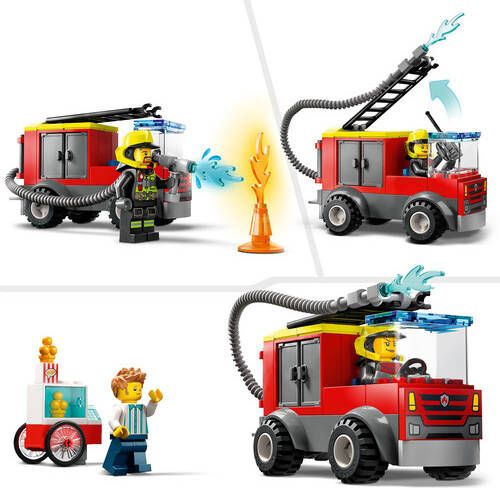 LEGO City Brandweerkazerne en Brandweerwagen Constructiespeelgoed