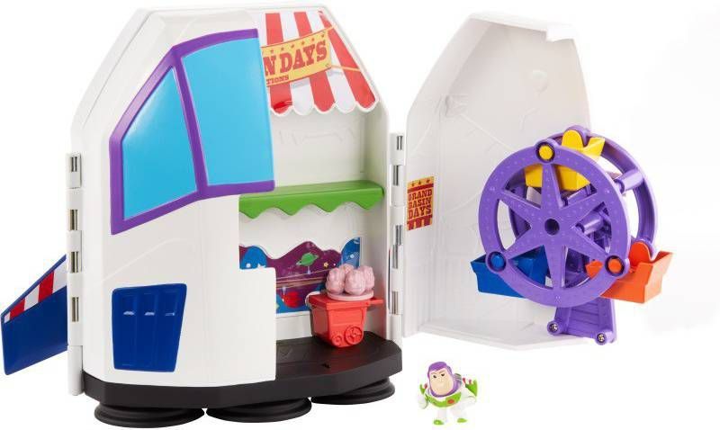 Mattel Disney Pixar Toy Story 4 Minis Buzz Lightyear's Star Adventurer speelset Set
