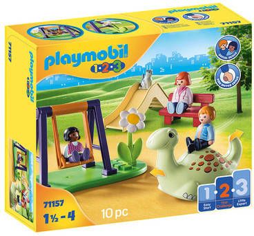 PLAYMOBIL 1.2.3 Speelplaats Constructiespeelgoed