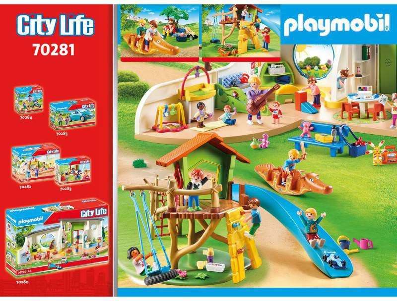 PLAYMOBIL City Life Avontuurlijke speeltuin Constructiespeelgoed