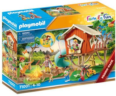 PLAYMOBIL Family Fun Avonturen boomhut met glijbaan