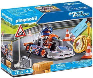 PLAYMOBIL Sports & Action Racekart Constructiespeelgoed