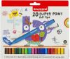 Bruynzeel Kids viltstiften Super Point, set van 20 stuks in geassorteerde kleuren online kopen