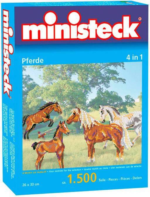 Ministeck Paarden 4 in 1 1500 Stuks