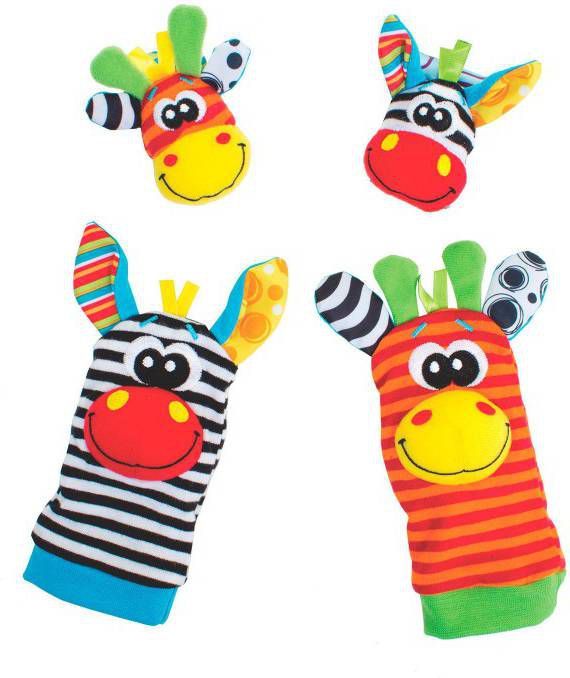 Playgro Voetrammelaars Jungle Wrist Rattle And Foot Finder
