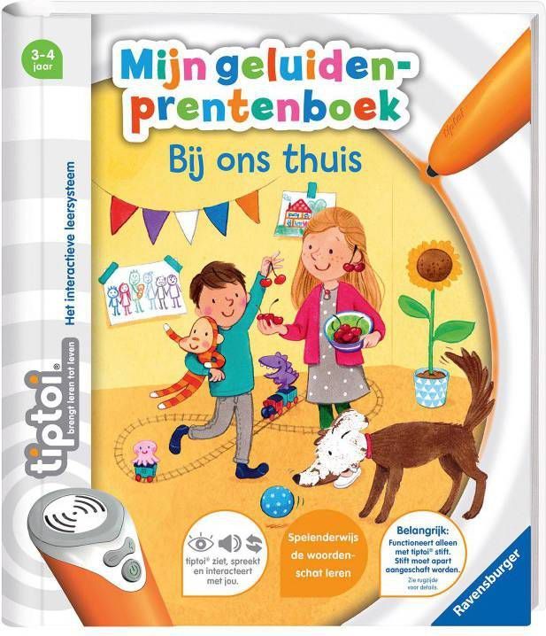 Ravensburger Tiptoi prentenboek bij ons thuis