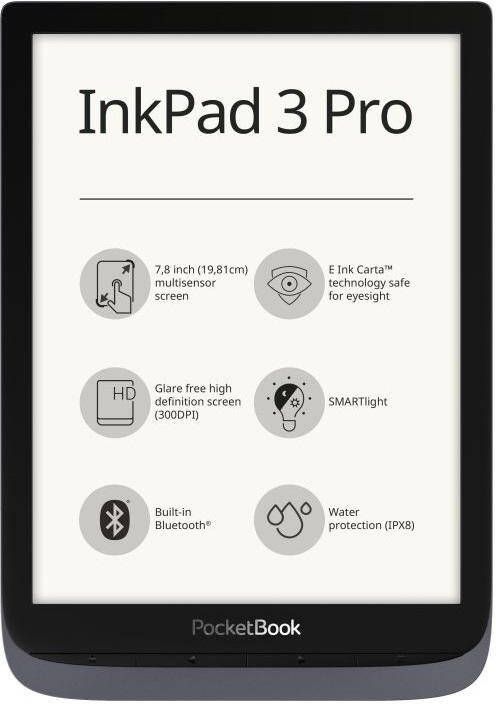 PocketBook E book InkPad 3 Pro, 7, 8 ", Linux