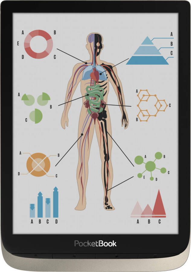 PocketBook InkPad Color e Reader zilver