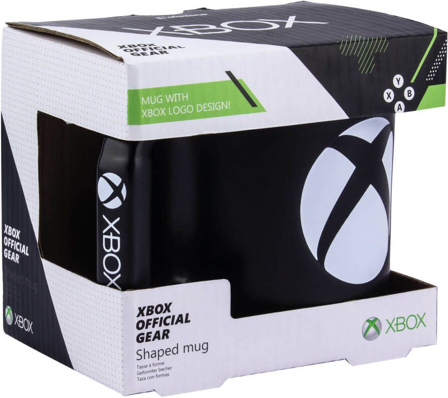 Paladone Mok Xbox 450 Ml Keramiek 300 Gram Zwart/wit